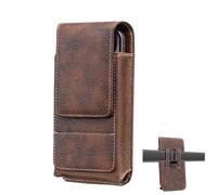 Sac Banane pour Téléphone en Cuir PU, Étui De Téléphone À Support Vertical