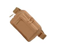 Sac banane pour téléphone portable, marron clair, Voir description, Voir | Sac banane étanche pour les vacances, l'extérieur, les voyages, la randonnée, la gym, le parc, l'entraînement et les