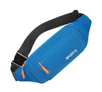 Sac banane pour téléphone - Sac de course pour homme - Sac banane polyvalent avec pièces de course multi-usages - Sac à bandoulière de voyage - Sac de sport portable - Sac de poitrine pour, bleu clair