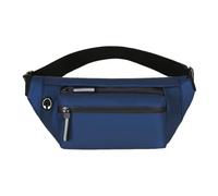 Sac banane pratique en polyester résistant à la transpiration pour cyclisme, gym, voyage, Bleu, Bohème