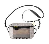 Sac banane pratique pour femme et homme - Petit sac de poitrine pour le sport - Rangement de téléphone - Sport de plein air - Ceinture de poitrine tendance pour homme et femme, Couleur grise., I