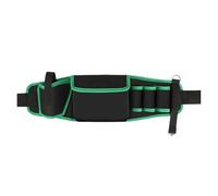 Sac banane professionnel pour outils d'électricien avec motif mains en tissu Oxford robuste, Taille de perceuse électrique, Vert