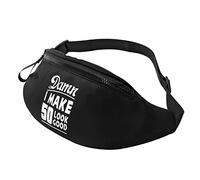 Sac Banane Putain ! J'Ai 50 Ans, Ça Fait Du Bien ! Léger Sac De Sport Vélo Grande Capacité Sacoche De Ceinture Pour Camping Gym Vacances 14X35Cm