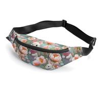 Sac Banane Rats & Flowers, à bandoulière, pour Course à Pied et entraînement
