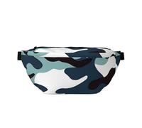 Sac banane réglable avec imprimé camouflage marin, léger et confortable, adapté pour le fitness, le jogging, les voyages