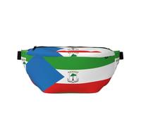 Sac banane réglable avec imprimé drapeau de la Guinée équatoriale, léger et confortable, adapté pour le fitness, le jogging, les voyages