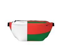 Sac banane réglable avec imprimé drapeau de Madagascar, léger et confortable, adapté pour le fitness, le jogging, les voyages