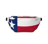 Sac banane réglable avec imprimé drapeau du Texas élégant - Écharpe légère pour voyage et sport de plein air