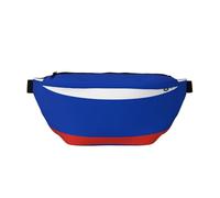 Sac banane réglable avec imprimé drapeau russe élégant - bandoulière légère pour voyage et sport de plein air