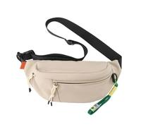 Sac banane réglable en nylon de grande capacité pour le sport et la course en plein air, Blanc W, M, Western