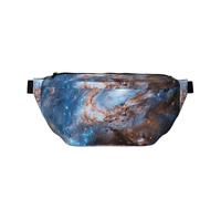 Sac banane réglable et léger pour la marche, le cyclisme, la randonnée, les voyages Motif univers galaxie, Noir , Taille unique, Sac à dos décontracté