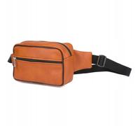 Sac banane réglable pour homme, en cuir écologique, lisse, élégant