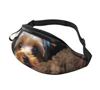 Sac banane réglable pour homme et femme Motif A Little Yorkshire Terrier
