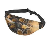 Sac banane réglable pour homme et femme, sac à bandoulière pour voyage, tracteur agricole, récolte, noir, taille unique, Noir , Taille unique