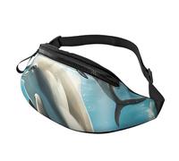 Sac banane réglable pour homme et femme - Sac banane Kiss Dolphin Tale - Sac banane partout