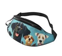 Sac banane réglable pour un grand groupe de chiens - Sac banane pour homme et femme