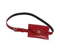 Sac banane résistant à l'eau avec sangle réglable et créatif 2 en 1 pour les déplacements et les voyages pour femme, Rouge, Taille unique, Beauté de masse