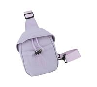 Sac banane respirant avec compartiments anti-rayures et rangement spacieux pour camping, voyages, activités de plein air en hiver, sac à bandoulière réglable, violet, Mass Beauty