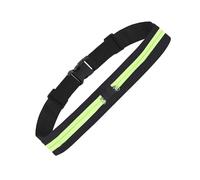 Sac banane respirant dissimulé pour la course à pied, sac banane de sport invisible pour homme et femme pour la randonnée, la promenade du chien, ceinture de course dissimulée, Couleur verte.