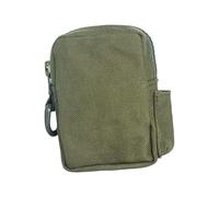 Sac banane respirant réglable pour téléphone portable avec compartiments sécurisés Design extérieur prêt pour les voyageurs et les athlètes Résistant à l'usure en tissu Oxford, vert militaire