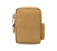 Sac banane respirant réglable pour téléphone portable avec compartiments sécurisés Design extérieur prêt pour les voyageurs et les athlètes Résistant à l'usure en tissu Oxford, kaki, Beauté de masse