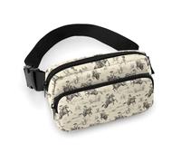 Sac banane rétro western cowboy A imprimé pour femme, sac banane tendance