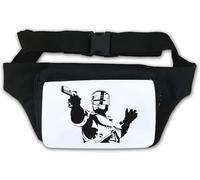 Sac banane robot police blanc