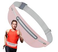 Sac banane robuste pour la course à pied, sac de ceinture étanche pour équipement de sport, pour la randonnée, le camping, le jogging, les voyages, la promenade du chien, 40 x 11,5 cm, rose, Refer to