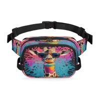 Sac Banane Rock Fan Sha Ice Giraffe, Sac Banane étanche, Sacs à bandoulière pour Femmes et Hommes, Cadeaux de Vacances