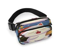 Sac banane, sac banane avec imprimé chants de Noël, sac banane tendance pour homme et femme, sac banane avec sangle réglable, style, 20 x 13 cm, moderne, Style :, 20x13cm, Moderne