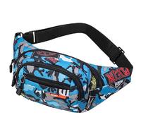 Sac Banane, Sac Banane Femme & Homme Sac Randonnée Sac Poitrine Etanche Réglable pour Hommes Garçons Femme Cyclisme Gym Balade Escalade Voyage Randonnée Vacance(Bleu)