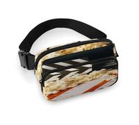 Sac banane, sac banane imprimé cinéma et pop-corn, sac banane tendance pour homme et femme, sac banane avec sangle réglable, style, 20 x 13 cm, moderne, Style :, 20x13cm, Moderne