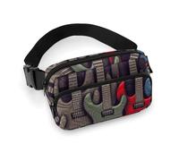 Sac banane, sac banane imprimé motif guitare, sac de taille universel, sac de taille portable, sac de taille durable, sac de taille épais, motif guitare, 20 x 13 cm, moderne, Motif guitare., 20x13cm,