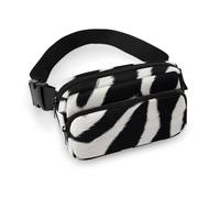 Sac banane, sac banane imprimé zèbre, sac de taille universel, sac de taille portable, sac de taille durable, sac de taille épais, animal zèbre, 20 x 13 cm, moderne, Animal zèbre., 20x13cm, Moderne