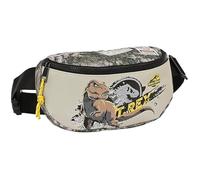 Sac banane - Safta - Jurassic World Warning - Gris - 23 x 9 x 14 cm - Confortable et résistant