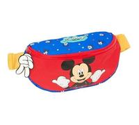 Safta Mickey Mouse Good Day Sac Banane pour Enfants Idéal pour Les Jeunes et Les Enfants de différents âges, Confortable et Polyvalent, qualité et résistance, 23 x 9 x 14 cm, Bleu, M, Décontracté