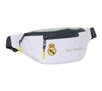 Safta – Sac banane Real Madrid EQUIPACIÓN 25/26, poche extérieure, confortable, 23×9×12 cm, blanc