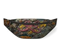 Sac banane Sea Star Corail pour femmes, hommes, enfants, filles, garçons, sacs banane, sac banane pour voyage, sport, course à pied, couleur, M, Organiseur de sac