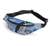 Sac banane Snow Mountain Pingouin pour homme et femme - Sac banane pour homme - Sac banane pour la course à pied - 36 x 15 cm, Style :, 36*15cm