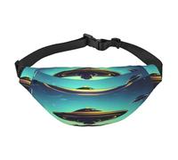 Sac banane Spacecraft Descend, léger et imperméable, adapté pour les voyages et un usage quotidien, design tendance, pour homme et femme.