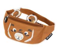 LES DEGLINGOS - Sac Banane Enfant - Speculos le tigre - Amusant - Idéal pour les balades, pique nique - Fille et Garçon - Âge dès 3 ans - Ocre