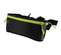 Sac Banane Sport Ceinture Réglable Fermeture Boucle Bande Réfléchissante Noir Noir G