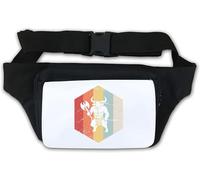 Sac banane style rétro délavé mythologie grecque minotaure blanc