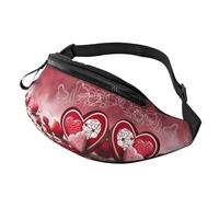 Sac banane Sunset Rural View pour homme et femme, sac de poitrine réglable tendance, sac banane de voyage, sport, marche, Saint-Valentin., Taille unique