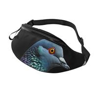 Sac banane Sunset Rural View pour homme et femme, sac de poitrine réglable tendance, sac banane de voyage, sport, marche, Pigeon., Taille unique