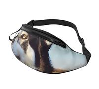 Sac banane Sunset View pour homme et femme, sac de poitrine réglable tendance, sac banane de voyage, sport, marche, Chien de voyage, Taille unique