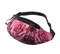 Sac banane Sunset View pour homme et femme, sac de poitrine réglable tendance, sac banane de voyage, sport, marche, Rose, Taille unique