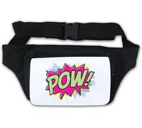 Sac banane super héros POW Funny Art Blanc