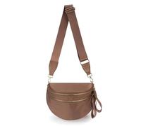 Sac banane surdimensionné de couleur pure pour femme, sac banane spacieux, sac banane, Sac banane couleur café, 11.0 Inches X 8.6 Inches X 4.5 Inches, Décontracté