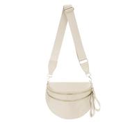 Sac banane surdimensionné de couleur pure pour femme, sac banane spacieux, sac banane, Sac banane couleur beige, 11.0 Inches X 8.6 Inches X 4.5 Inches, Décontracté